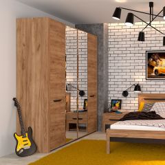 АФИНА А11а Шкаф для одежды (крафт) в Верхней Салде - verhnyaya-salda.mebel24.online | фото 2