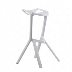 Барный стул Barneo N-228 One белый (95194) в Верхней Салде - verhnyaya-salda.mebel24.online | фото