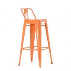Барный стул Barneo N-242 Tolix Style 2003 Оранжевый в Верхней Салде - verhnyaya-salda.mebel24.online | фото
