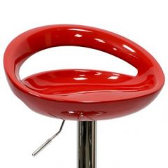 Барный стул Barneo N-6 Disco красный глянец в Верхней Салде - verhnyaya-salda.mebel24.online | фото 2