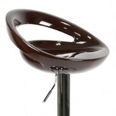 Барный стул Barneo N-6 Disco темно-коричневый глянец в Верхней Салде - verhnyaya-salda.mebel24.online | фото 4