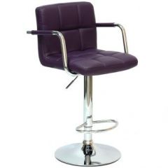 Барный стул Barneo N-69 Kruger Arm Фиолетовый в Верхней Салде - verhnyaya-salda.mebel24.online | фото