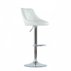 Барный стул Barneo N-83 Comfort (Комфорт) белый в Верхней Салде - verhnyaya-salda.mebel24.online | фото