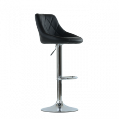 Барный стул Barneo N-83 Comfort (Комфорт) черный в Верхней Салде - verhnyaya-salda.mebel24.online | фото