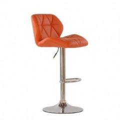 Барный стул Barneo N-85 Diamond оранжевый в Верхней Салде - verhnyaya-salda.mebel24.online | фото 1