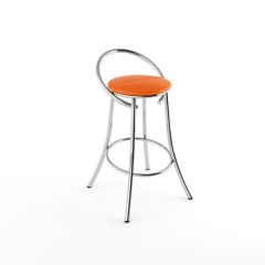 Барный стул Фуриант оранжевый-843 в Верхней Салде - verhnyaya-salda.mebel24.online | фото
