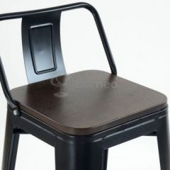 Барный стул N-238 Tolix Wood style Черный в Верхней Салде - verhnyaya-salda.mebel24.online | фото 3