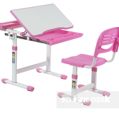 Комплект парта + стул трансформеры Cantare Pink в Верхней Салде - verhnyaya-salda.mebel24.online | фото