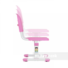 Комплект парта + стул трансформеры Cantare Pink в Верхней Салде - verhnyaya-salda.mebel24.online | фото 7