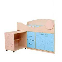 Набор мебели для детской Юниор -12.2 (700*1860) МДФ матовый в Верхней Салде - verhnyaya-salda.mebel24.online | фото 4