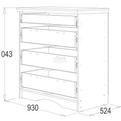 Комод Ольга-10 МДФ в Верхней Салде - verhnyaya-salda.mebel24.online | фото 2