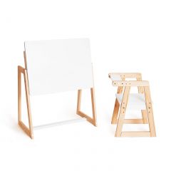 Комплект детской мебели стол и  два стула Я САМ "Лофт-Дуо" (Белый) в Верхней Салде - verhnyaya-salda.mebel24.online | фото 5