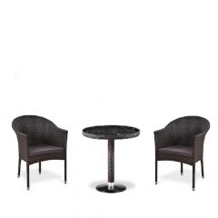 Комплект плетеной мебели T601/Y350A-W53 Brown (2+1) в Верхней Салде - verhnyaya-salda.mebel24.online | фото 1