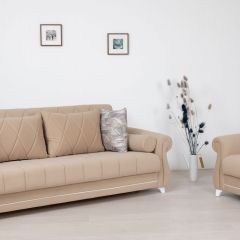 Комплект Роуз ТД 412 диван-кровать + кресло + комплект подушек в Верхней Салде - verhnyaya-salda.mebel24.online | фото