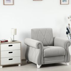 Комплект Роуз ТД 414 диван-кровать + кресло + комплект подушек в Верхней Салде - verhnyaya-salda.mebel24.online | фото 2