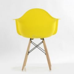 Кресло Barneo N-14 WoodMold желтый в Верхней Салде - verhnyaya-salda.mebel24.online | фото 3