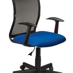 Кресло BRABIX "Spring MG-307", с подлокотниками, комбинированное синее/черное TW, 531404 в Верхней Салде - verhnyaya-salda.mebel24.online | фото 1