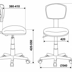 Кресло детское Бюрократ CH-W299/SD/TW-18 салатовый в Верхней Салде - verhnyaya-salda.mebel24.online | фото 4