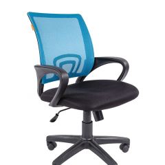 Кресло для оператора CHAIRMAN 696 black (ткань TW-11/сетка TW-34) в Верхней Салде - verhnyaya-salda.mebel24.online | фото