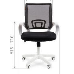 Кресло для оператора CHAIRMAN 696 white (ткань TW-10/сетка TW-05) в Верхней Салде - verhnyaya-salda.mebel24.online | фото 6