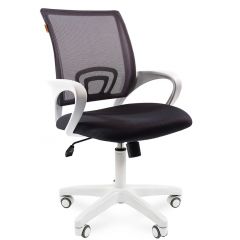 Кресло для оператора CHAIRMAN 696 white (ткань TW-12/сетка TW-04) в Верхней Салде - verhnyaya-salda.mebel24.online | фото