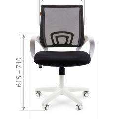 Кресло для оператора CHAIRMAN 696 white (ткань TW-19/сетка TW-69) в Верхней Салде - verhnyaya-salda.mebel24.online | фото 5