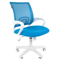 Кресло для оператора CHAIRMAN 696 white (ткань TW-43/сетка TW-34) в Верхней Салде - verhnyaya-salda.mebel24.online | фото