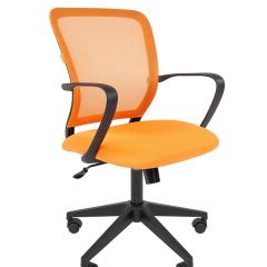 Кресло для оператора CHAIRMAN 698 (ткань/сетка TW - оранжевый) в Верхней Салде - verhnyaya-salda.mebel24.online | фото