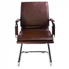Кресло для посетителя Бюрократ CH-993-Low-V/Brown коричневый в Верхней Салде - verhnyaya-salda.mebel24.online | фото 4
