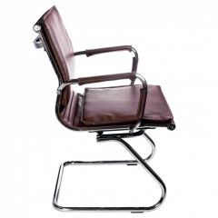 Кресло для посетителя Бюрократ CH-993-Low-V/Brown коричневый в Верхней Салде - verhnyaya-salda.mebel24.online | фото 2