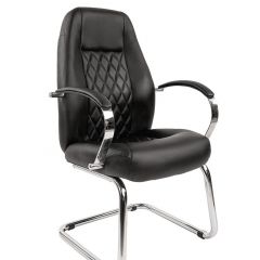 Кресло для посетителя CHAIRMAN 950 V Черное в Верхней Салде - verhnyaya-salda.mebel24.online | фото