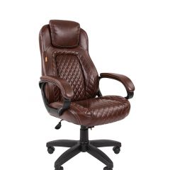 Кресло для руководителя  CHAIRMAN 432 (Экокожа коричневая) в Верхней Салде - verhnyaya-salda.mebel24.online | фото