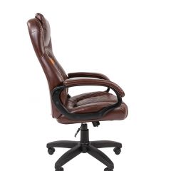 Кресло для руководителя  CHAIRMAN 432 (Экокожа коричневая) в Верхней Салде - verhnyaya-salda.mebel24.online | фото 3