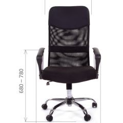 Кресло для руководителя CHAIRMAN 610 N (15-21 черный/сетка черный) в Верхней Салде - verhnyaya-salda.mebel24.online | фото 4