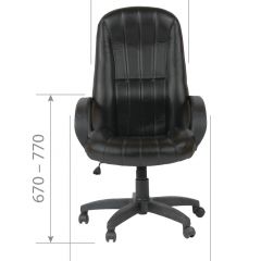Кресло для руководителя  CHAIRMAN 685 (экокожа черный) в Верхней Салде - verhnyaya-salda.mebel24.online | фото 5