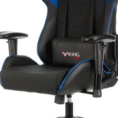 Кресло игровое Бюрократ VIKING 4 AERO BLUE черный/синий в Верхней Салде - verhnyaya-salda.mebel24.online | фото 5