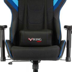 Кресло игровое Бюрократ VIKING 4 AERO BLUE черный/синий в Верхней Салде - verhnyaya-salda.mebel24.online | фото 7