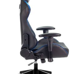 Кресло игровое Бюрократ VIKING 4 AERO BLUE черный/синий в Верхней Салде - verhnyaya-salda.mebel24.online | фото 8