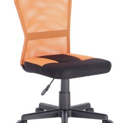 Кресло компактное BRABIX "Smart MG-313" черное/оранжевое, 531844 в Верхней Салде - verhnyaya-salda.mebel24.online | фото