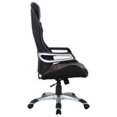 Кресло компьютерное BRABIX Techno GM-002 (ткань) черное/серое, вставки белые (531815) в Верхней Салде - verhnyaya-salda.mebel24.online | фото 4