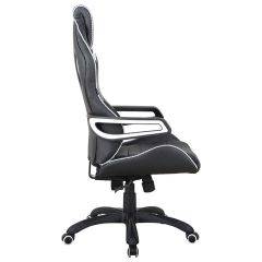 Кресло компьютерное BRABIX Techno Pro GM-003 (экокожа черное/серое, вставки серые) 531814 в Верхней Салде - verhnyaya-salda.mebel24.online | фото 3