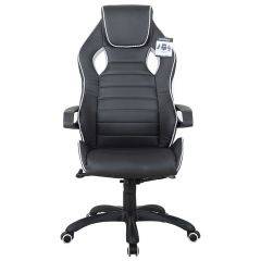 Кресло компьютерное BRABIX Techno Pro GM-003 (экокожа черное/серое, вставки серые) 531814 в Верхней Салде - verhnyaya-salda.mebel24.online | фото 5