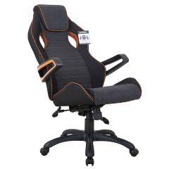 Кресло компьютерное BRABIX Techno Pro GM-003 (ткань черное/серое, вставки оранжевые) 531813 в Верхней Салде - verhnyaya-salda.mebel24.online | фото 8