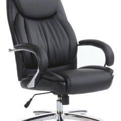 Кресло офисное BRABIX "Advance EX-575" (хром/экокожа/черное) 531825 в Верхней Салде - verhnyaya-salda.mebel24.online | фото 2