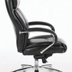 Кресло офисное BRABIX "Direct EX-580" (хром/рециклированная кожа/черное) 531824 в Верхней Салде - verhnyaya-salda.mebel24.online | фото 3