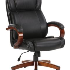Кресло офисное BRABIX PREMIUM "Magnum EX-701" (дерево, рециклированная кожа, черное) 531827 в Верхней Салде - verhnyaya-salda.mebel24.online | фото