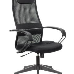 Кресло офисное BRABIX PREMIUM "Stalker EX-608 PL" (ткань-сетка/кожзам, черное) 532090 в Верхней Салде - verhnyaya-salda.mebel24.online | фото