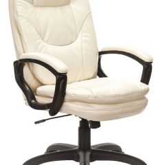Кресло офисное BRABIX PREMIUM "Trend EX-568", экокожа, бежевое, 532102 в Верхней Салде - verhnyaya-salda.mebel24.online | фото