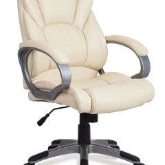 Кресло офисное BRABIX "Eldorado EX-504", экокожа, бежевое, 531167 в Верхней Салде - verhnyaya-salda.mebel24.online | фото