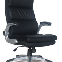 Кресло офисное BRABIX "Fregat EX-510" (рециклированная кожа, черное) 530863 в Верхней Салде - verhnyaya-salda.mebel24.online | фото